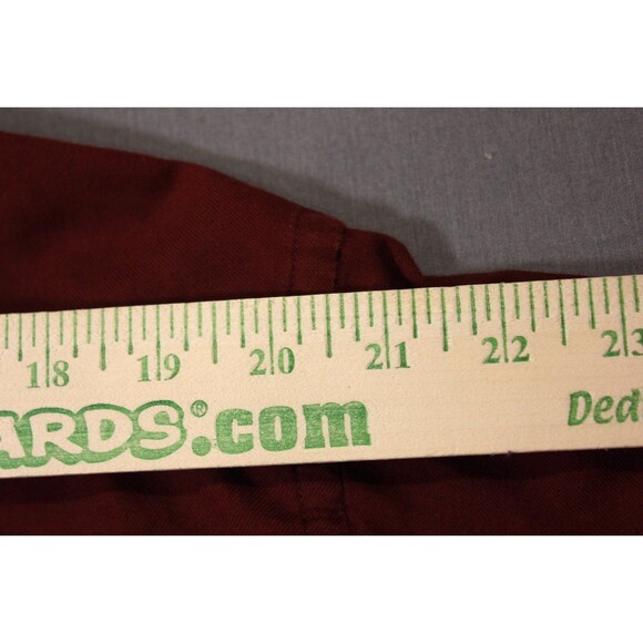 Charles Tyrwhitt Mens Button Down Shirt Long Sleeve Maroon Red Cashmere Blend XL - Picture 4 of 9